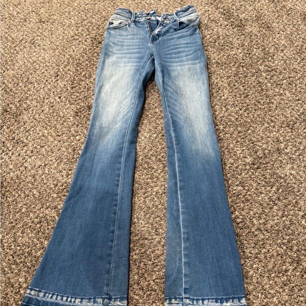 Kancan Blue Flared Women Jeans